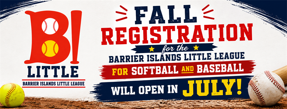 Fall registration opens in JULY!