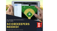 WE NEED SCOREKEEPERS!